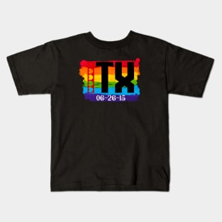 Texas Gay Marriage Kids T-Shirt